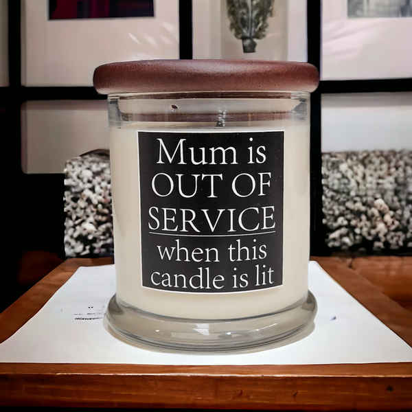 Mum is out of service - 50 Hour Candle