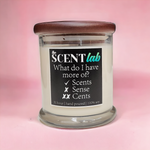 Scents, Sense or Cents 50 Hour Candle - Clear Glassware