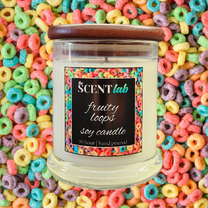 Fruity Loops Clear Candle 50 Hour The Scent Lab
