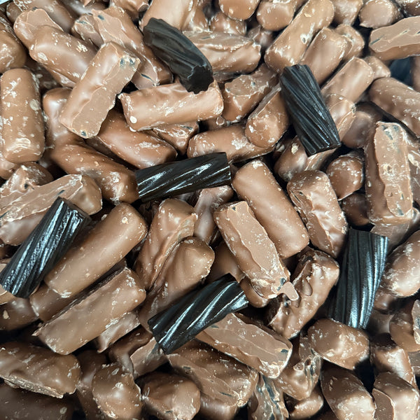 Chocolate Licorice Logs - Limited Edition - 500g