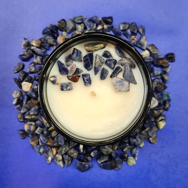 Crystal Candle - 50 Hour - Lapis Lazuli