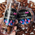 Limited Edition Lolly Cylinders - Choc Raspberry Bullets