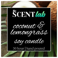 Coconut & Lemongrass - 50 Hour Candle - Limited Edition
