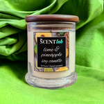 Lime and Pineapple - Clear Candle - 50 Hour