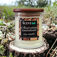 Australian Sandalwood - Clear Candle - 50 Hour