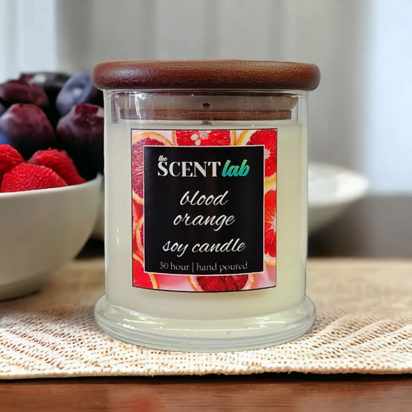 Blood Orange - Clear Candle - 50 Hour