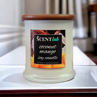 Coconut Mango - Opaque White Candle - 50 Hour