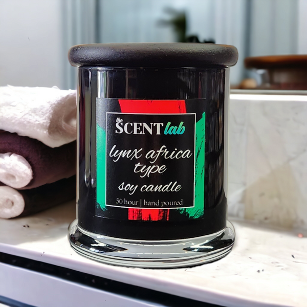 Lynx Africa - Opaque Black Candle - 50 Hour