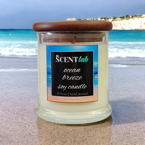 Ocean Breeze - Clear Candle - 50 Hour