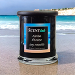 Ocean Breeze - Opaque Black Candle - 50 Hour