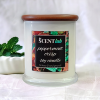 Peppermint Crisp - Opaque White Candle - 50 Hour