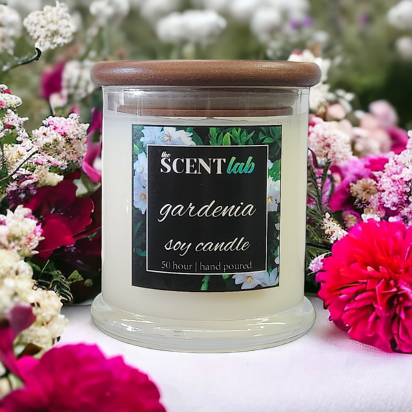 Gardenia - Clear Candle - 50 Hour
