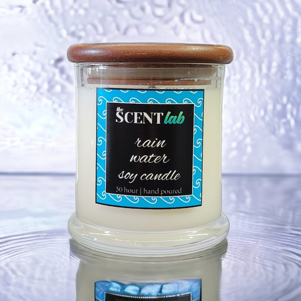 Rain Water - Clear Candle - 50 Hour