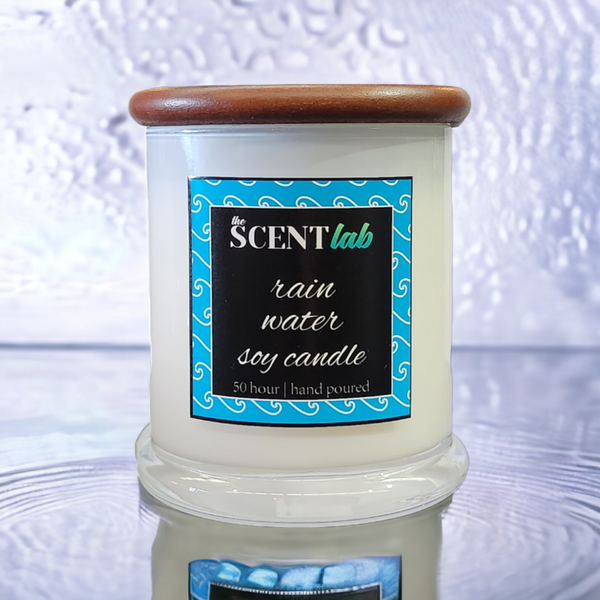 Rain Water - Opaque White Candle - 50 Hour