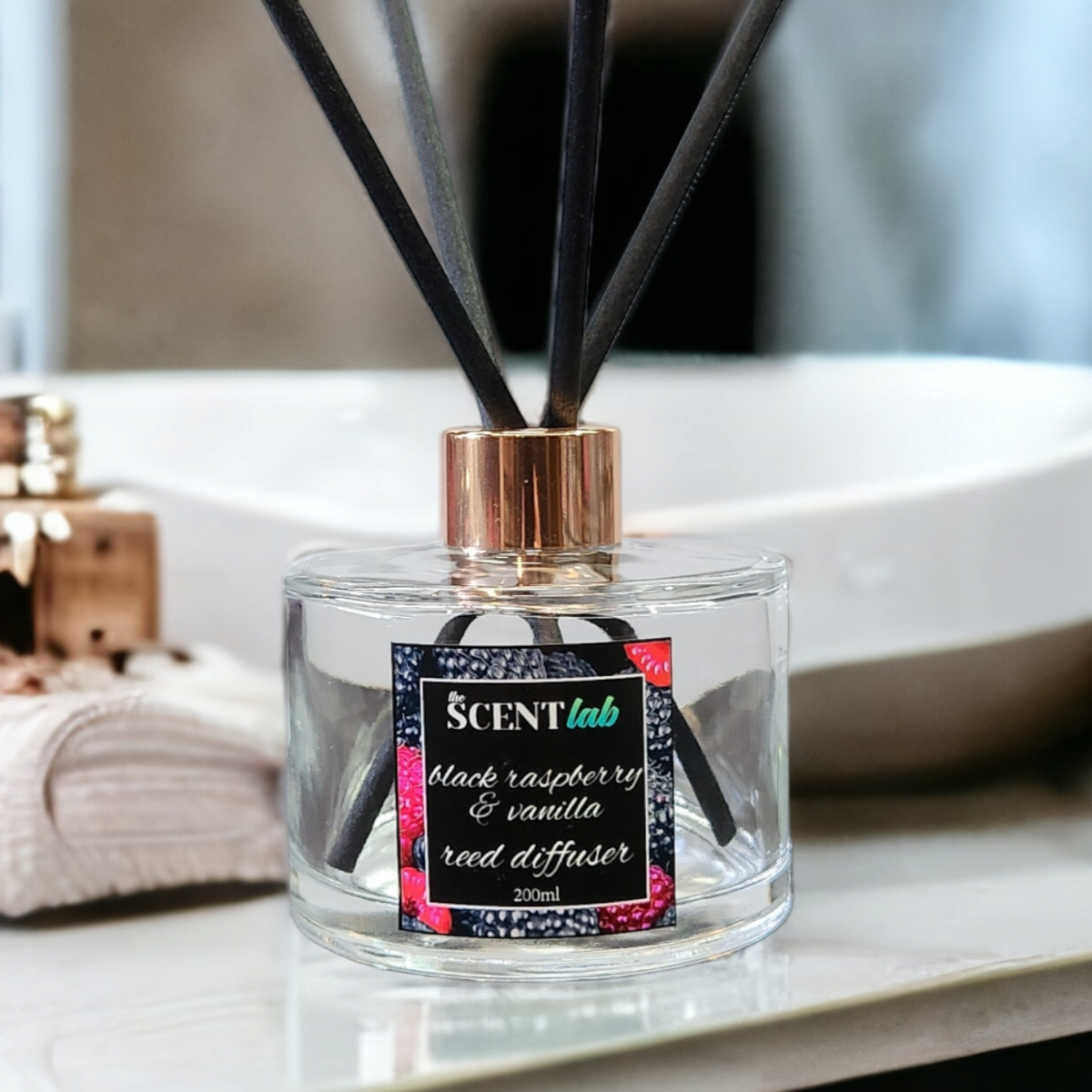 Reed Diffuser 200ml - Clear - lasts 12m+ – The Scent Lab