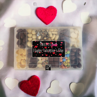 Valentine's Day White Choc Snackle Box - Full Size - Approx 2kg
