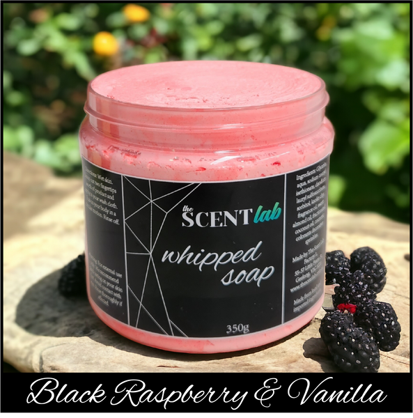 Whipped Soap - Black Raspberry and Vanilla