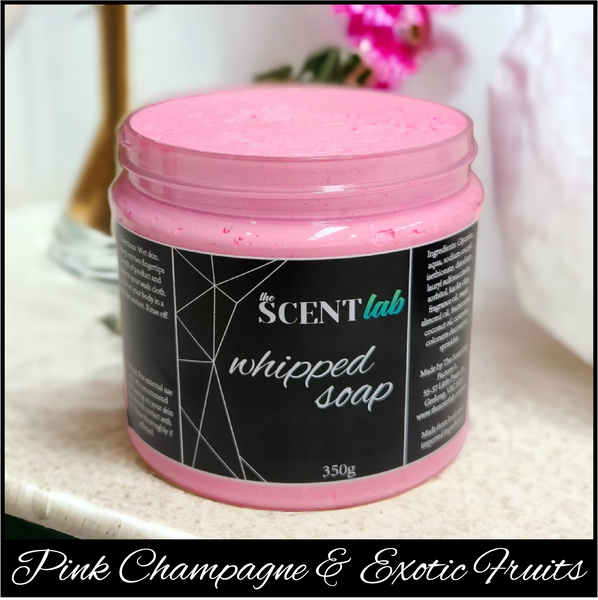 Whipped Soap - Pink Champagne and Exotic Fruits