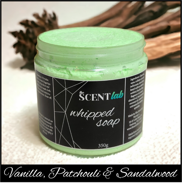 Whipped Soap - Vanilla, Patchouli & Sandalwood