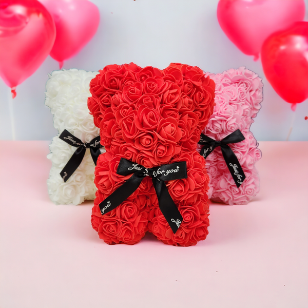 Forever Rose Bear 25cm The Scent Lab