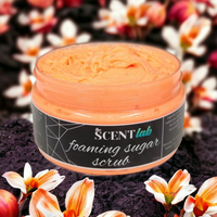 Foaming Sugar Scrub - Orange & Peach Blossom