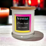 Braz Bum - Opaque White Candle - 50 Hour