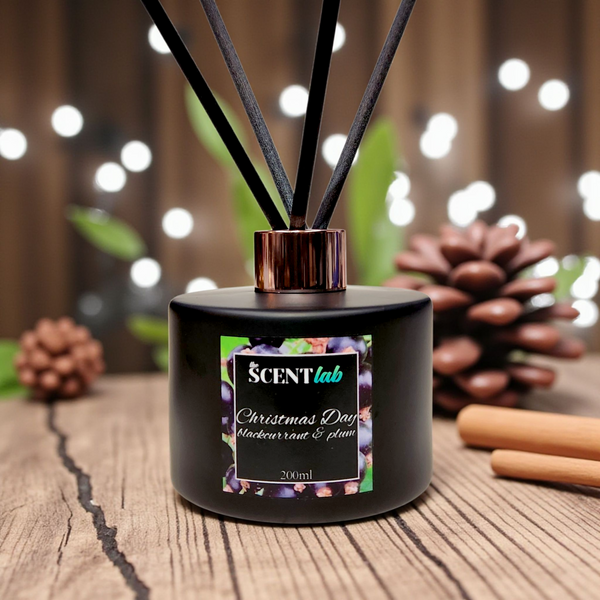 200ml Reed Diffuser - Christmas Day Blackcurrant and Plum