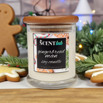 Gingerbread Man Clear Candle - 50 Hour
