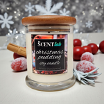 Christmas Pudding Clear Candle - 50 Hour