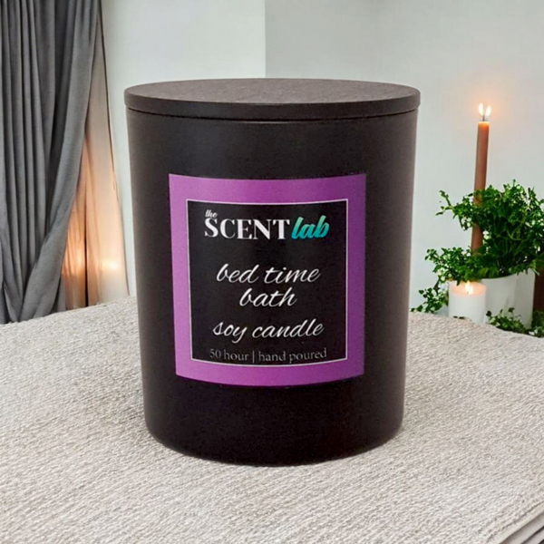 Bed Time Bath - Matte Black / Rose Gold Candle - 50 Hour
