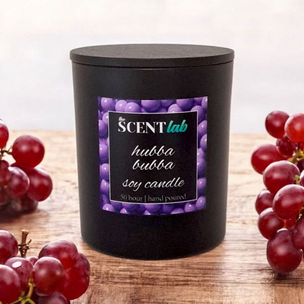 Hubba Bubba - Matte Black / Rose Gold Candle - 50 Hour