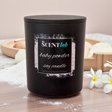 Baby Powder - Matte Black / Rose Gold Candle - 50 Hour