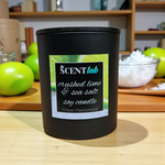 Crushed Lime & Sea Salt - Matte Black / Rose Gold Candle - 50 Hour