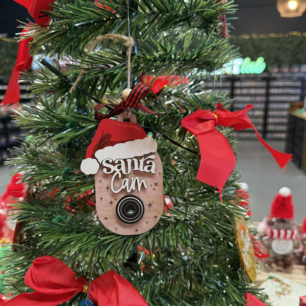 Santa Cam Tree Ornament
