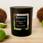 Coconut & Lime - Matte Black / Rose Gold Candle - 50 Hour