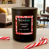 Candy Cane - Matte Black / Rose Gold Candle - 50 Hour