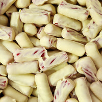 White Chocolate Strawberry Licorice Logs - Limited Edition - 500g