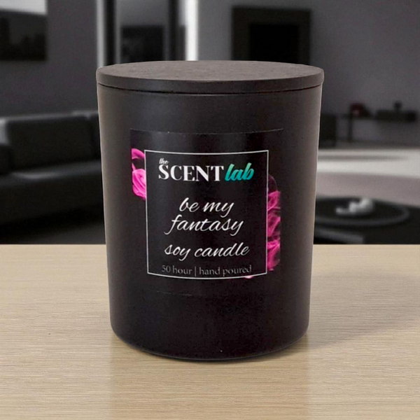 Be My Fantasy - Matte Black / Rose Gold Candle - 50 Hour