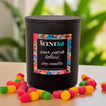 Sour Patch Lollies - Matte Black / Rose Gold Candle - 50 Hour