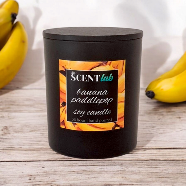 Banana Paddlepop - Matte Black / Rose Gold Candle - 50 Hour