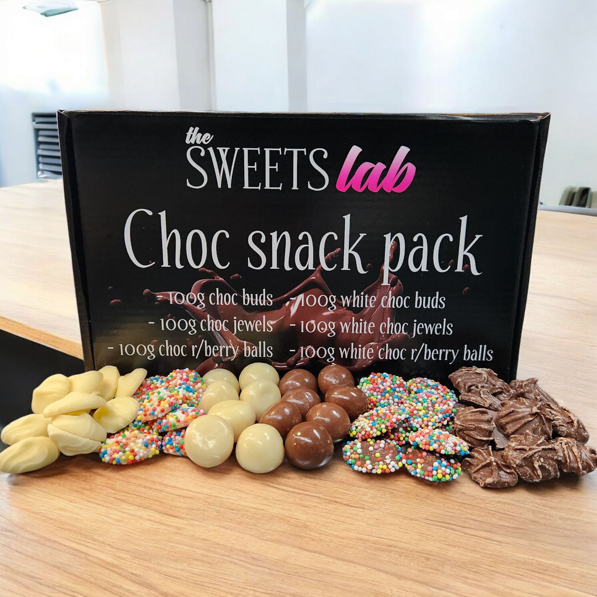 Lab Snacks Box Chocolate Snack Pack – The Scent Lab