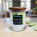 Crushed Lime & Sea Salt - Clear Candle - 50 Hour