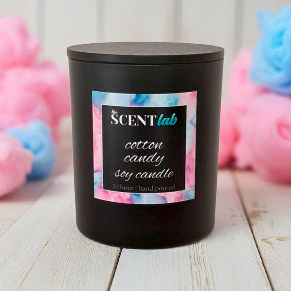 Cotton Candy - Matte Black / Rose Gold Candle - 50 Hour