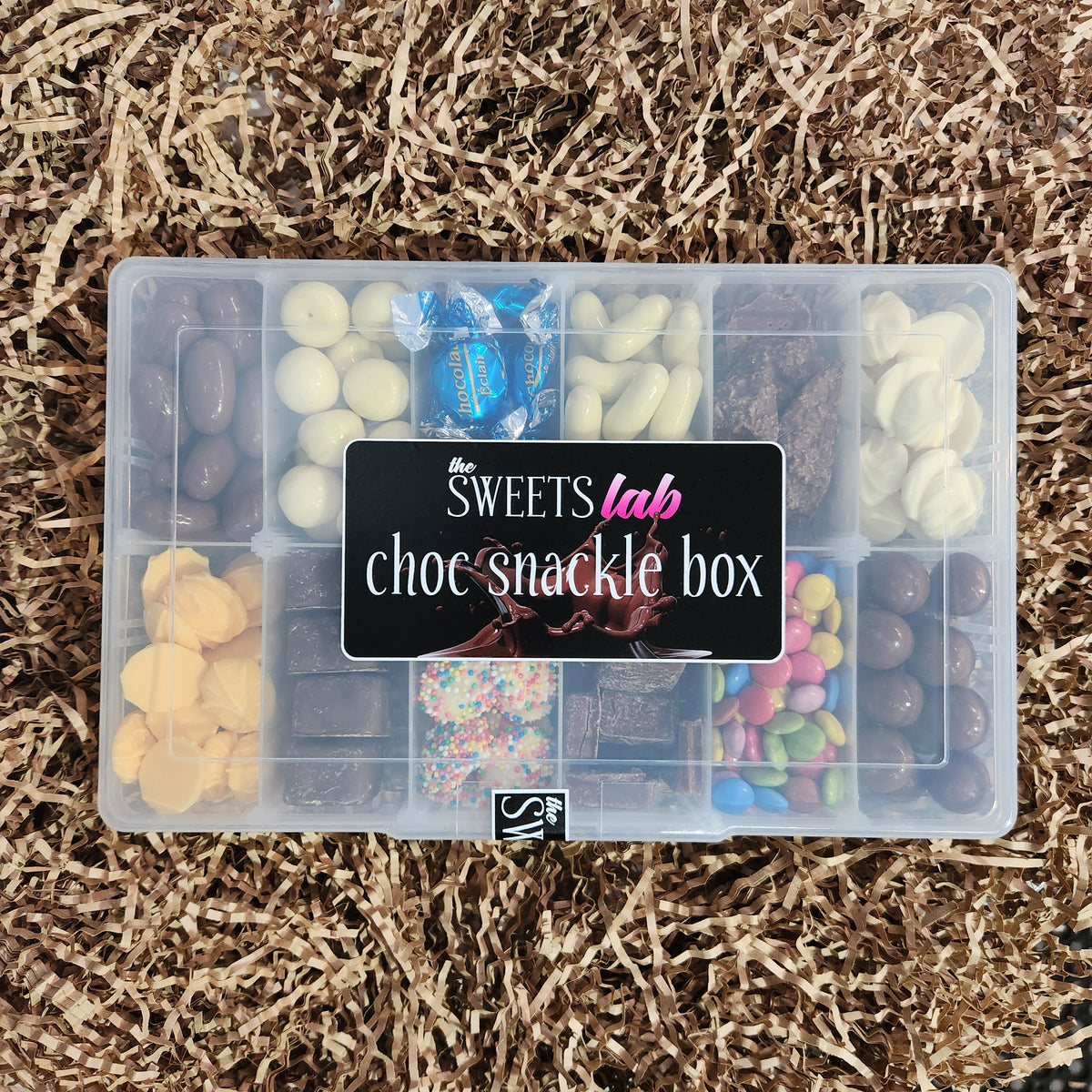 White Choc Snackle Box - Full Size - Approx 2kg – The Scent Lab