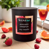 Moscato Sangria - Matte Black / Rose Gold Candle - 50 Hour