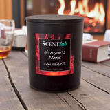 Dragon's Blood - Matte Black / Rose Gold Candle - 50 Hour