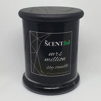 Mrs Million - Opaque Black Candle - 50 Hour