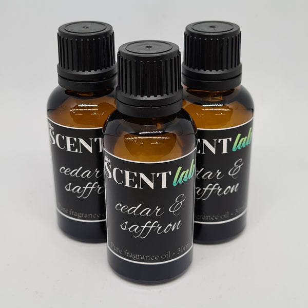 Cedar and Saffron - 30ml Fragrance Oil