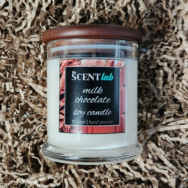 Milk Chocolate - Clear Candle - 50 Hour