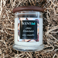 Choc Banana - Clear Candle - 50 Hour